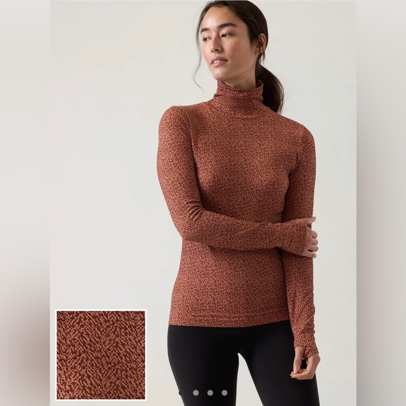 Athleta Sweaters Athleta Flurry Seamless Turtleneck Lightweight